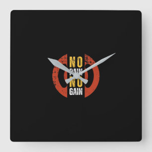 Wandklok Vierkante Klok