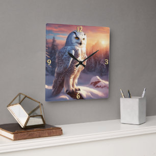 Wandklok Vierkante Klok