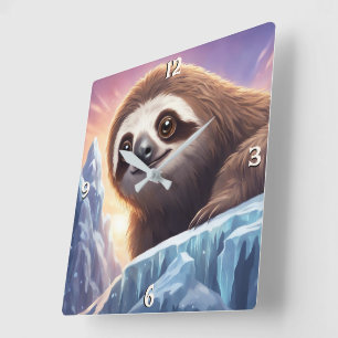 Wandklok Vierkante Klok