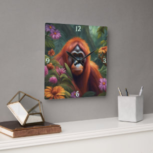 Wandklok Vierkante Klok