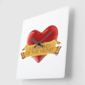 Wandklok Vierkante Klok (Hoek)