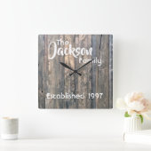  wandklok vierkante klok (Huis)