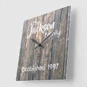  wandklok vierkante klok (Hoek)