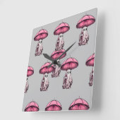 Wandklok Vierkante Klok (Hoek)