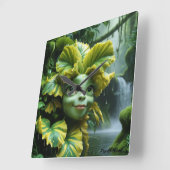 Wandklok Vierkante Klok (Hoek)