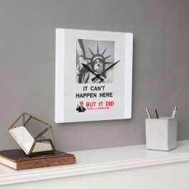 Wandklok Vierkante Klok