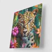 Wandklok Vierkante Klok (Hoek)