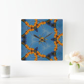 Wandklok Vierkante Klok (Huis)