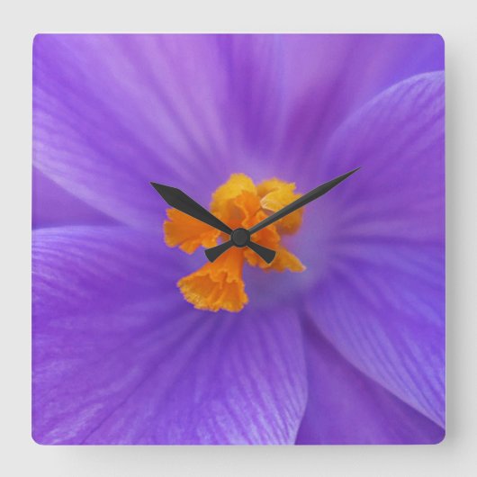 Wandklok Vierkante Klok (Voorkant)