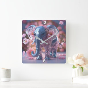 Wandklok Vierkante Klok
