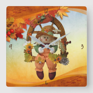 Wandklok Vierkante Klok