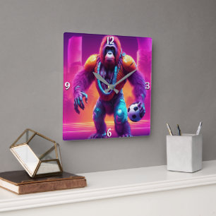 Wandklok Vierkante Klok