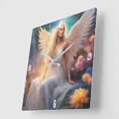 Wandklok Vierkante Klok (Hoek)