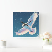 WANDKLOK VIERKANTE KLOK (Huis)