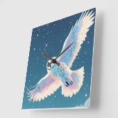 WANDKLOK VIERKANTE KLOK (Hoek)