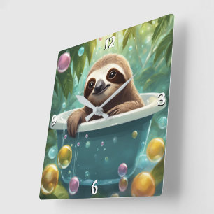 Wandklok Vierkante Klok