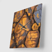 Wandklok Vierkante Klok (Hoek)