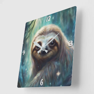 Wandklok Vierkante Klok