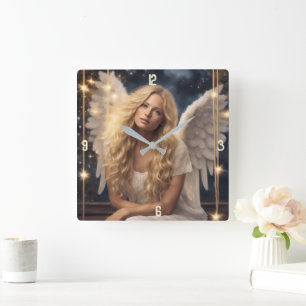 Wandklok Vierkante Klok