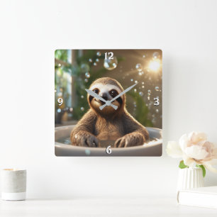 Wandklok Vierkante Klok