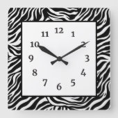 Wandklok Vierkante Klok (Voorkant)