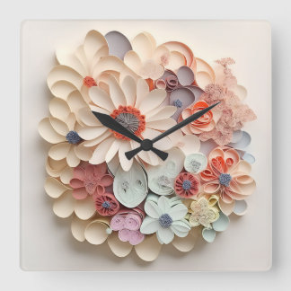 Wandklok Vierkante Klok