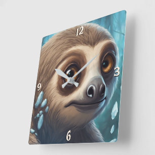 Wandklok Vierkante Klok