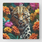 Wandklok Vierkante Klok (Voorkant)