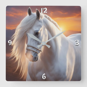 Wandklok Vierkante Klok