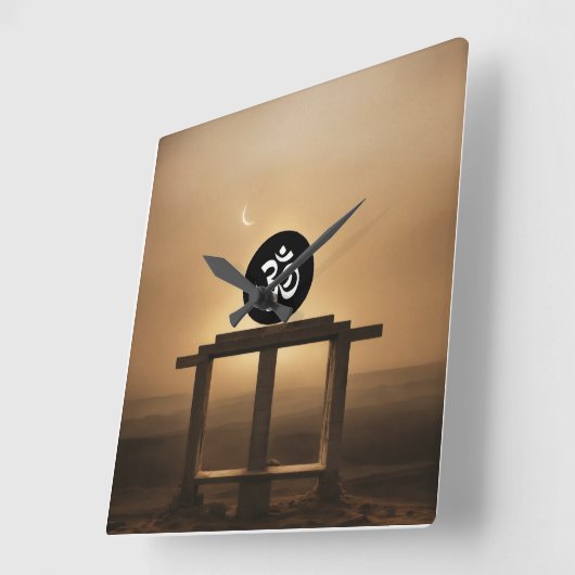 WANDKLOK VIERKANTE VORM KLOK (Hoek)