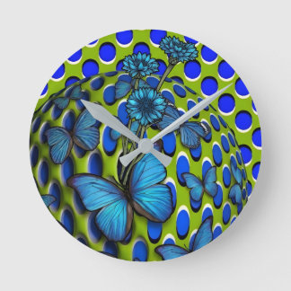 Wandklok Vlinders Ronde Klok