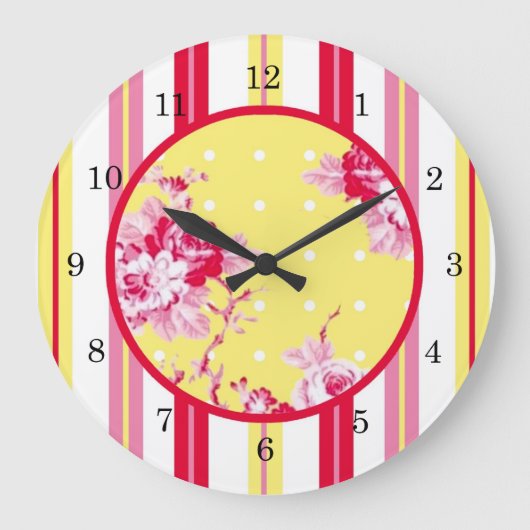 wandklok voor Cottage Grote Klok (Voorkant)