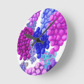 Wandklok voor druiven ronde klok (Hoek)