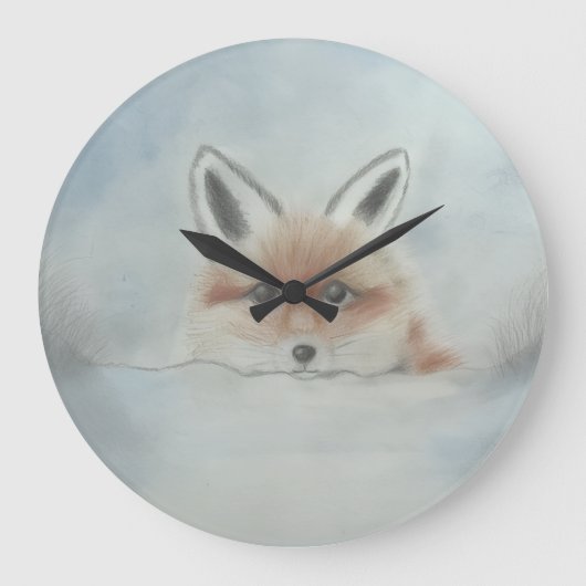 Wandklok voor kinderkamer grote klok (Voorkant)