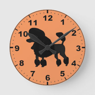 Wandklokken van het portaalontwerp ronde klok