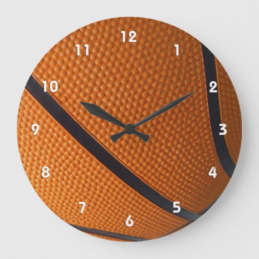 Wandklokken voor Basketball Grote Klok (Voorkant)