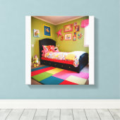 Wandkunst & inrichting canvas afdruk (Insitu (Houten vloer))