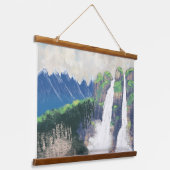 Wandkunst interieur decor hangend wandkleed (Gebogen)