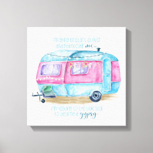 wandkunst op Camper Canvas Afdruk