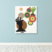 Wandkunstontwerp Canvas Afdruk (Insitu (Houten vloer))