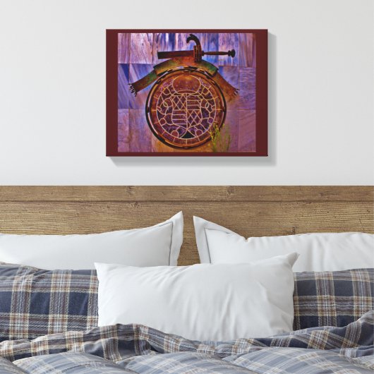 Wandkunstontwerp Canvas Afdruk (Insitu (Slaapkamer))