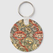 Wandle van William Morris, Kunst voor textielkuns Sleutelhanger (Voorkant)
