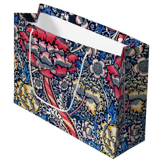 Wandle, William Morris Large Gift Bag Groot Cadeauzakje (Voorkant Gekanteld)