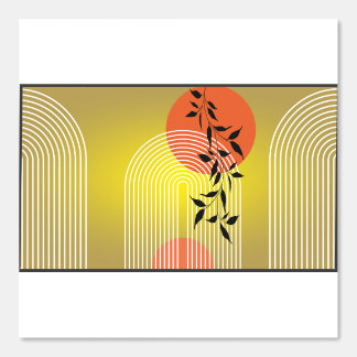 Wandpapier print kunst behang