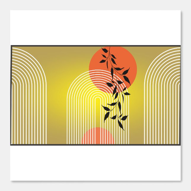 Wandpapier print kunst behang (Voorkant)