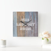 Wandsluiting waskamer vierkante klok (Huis)