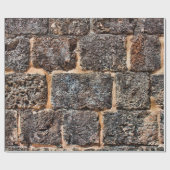 Wandsteentextuur Cadeaupapier (Vlak)