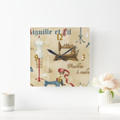 wandtapekamer vierkante klok (Huis)