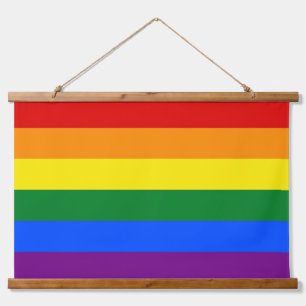 wandtapijt met LGBT-vlag Hangend Wandkleed