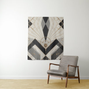 wandtapijt met regale geometrie wandkleed